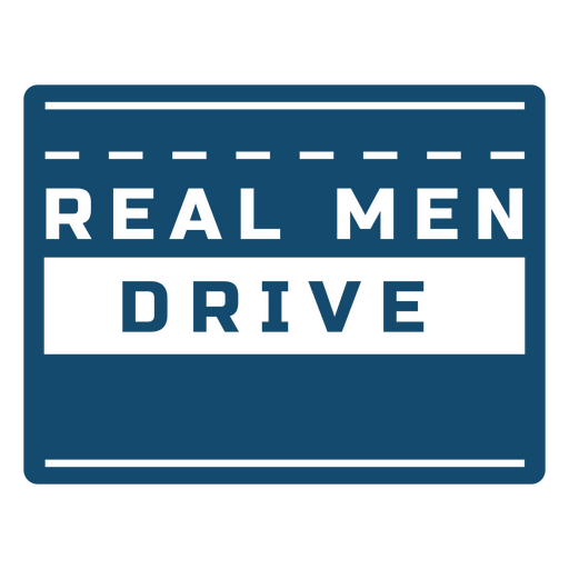 Bold motivational quote for drivers PNG Design