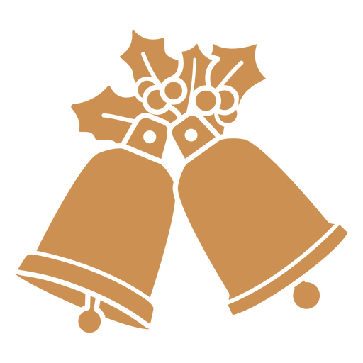 Festive bell holiday design PNG Design