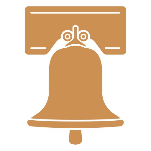 Stylized bell illustration for digital designs PNG Design