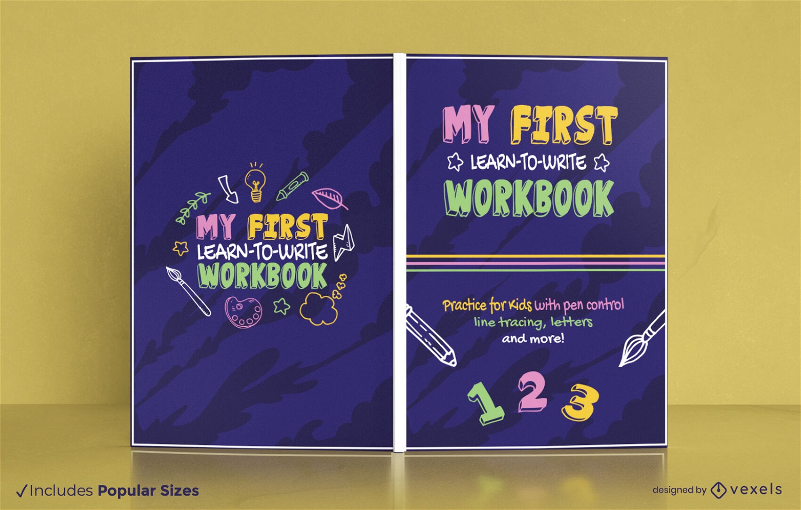 School Book Cover Design Templates