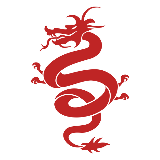 Diseño de camiseta con ilustración de una criatura mítica en rojo vibrante Diseño PNG