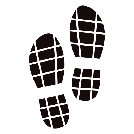 Stylish footprint design for outdoor enthusiasts PNG Design