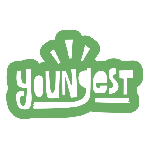 Jüngstes Logo PNG-Design