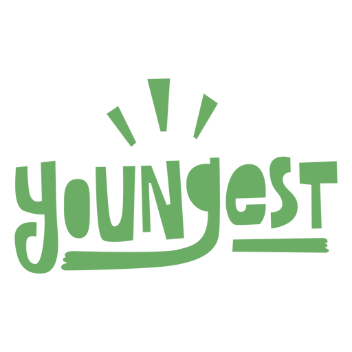 Fun youngest graphic design PNG Design