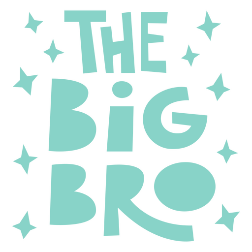 The big bro logo PNG Design