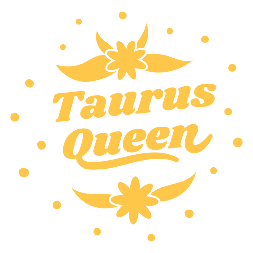 El logotipo de la reina tauro Diseño PNG