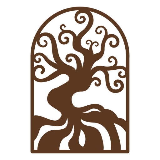 Logotipo del ?rbol de la vida Diseño PNG