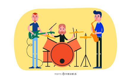 The Trend of Music Illustration Vector Material 4 The Trend of Music Illustration Vector Material 4