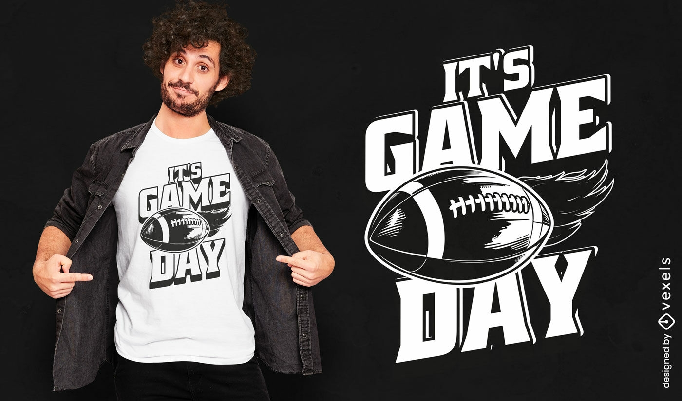 It's game day t-shirt design