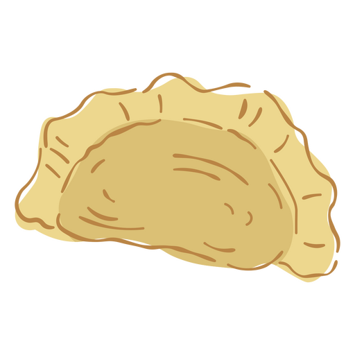 Deliciosa ilustración de dumplings Diseño PNG