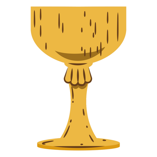 Gold chalice PNG Design