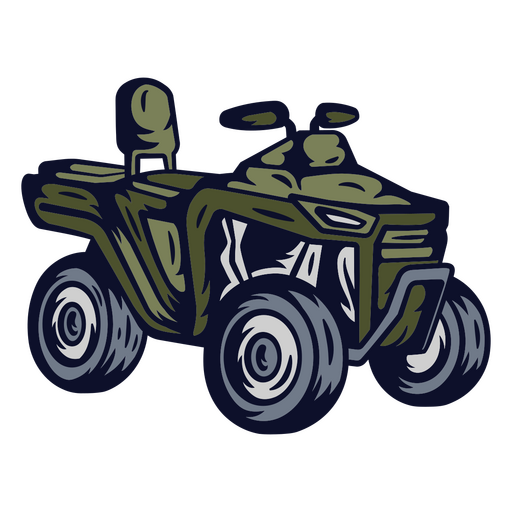 Stilvolle Offroad-ATV-Illustration PNG-Design