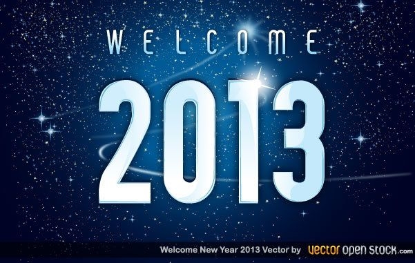 Bienvenido año nuevo 2013