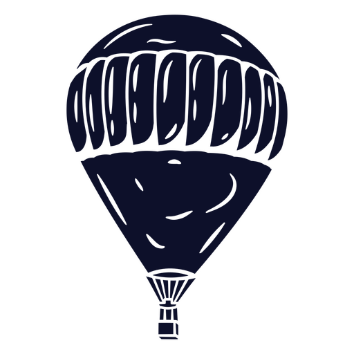 Elegante Heißluftballonillustration PNG-Design