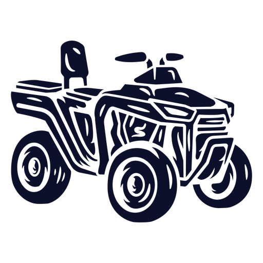 Stilisiertes ATV-Grafikdesign PNG-Design