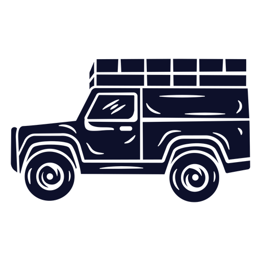 Stilvolle Geländewagen-Illustration PNG-Design