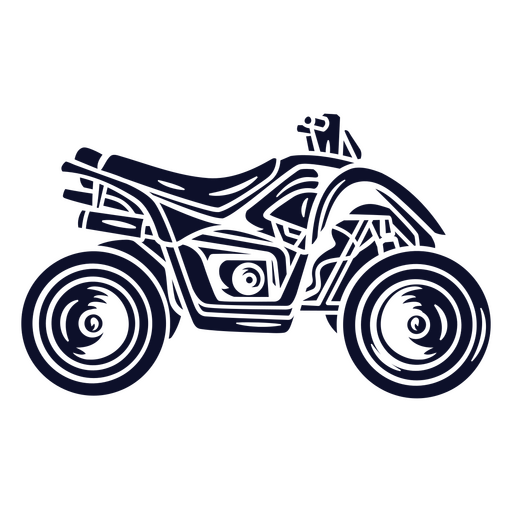 Ilustração estilosa de quadriciclo Desenho PNG