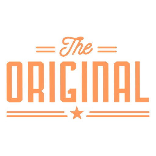 Auffälliges, originelles Typografie-Design PNG-Design