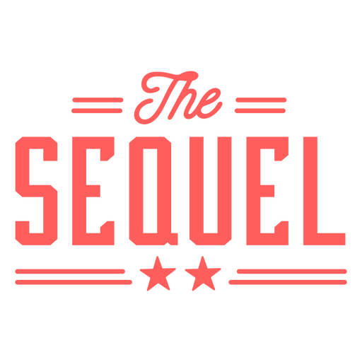 Design tipográfico elegante para sequência Desenho PNG