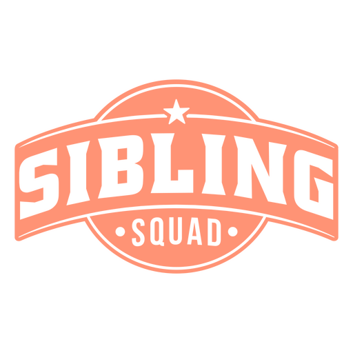 Sibling squad logo PNG Design
