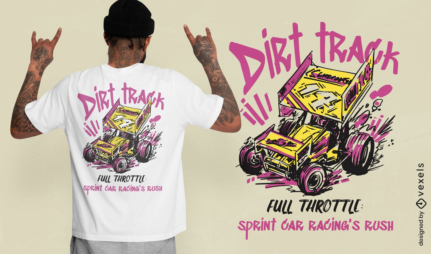 Full throttle t-shirt design