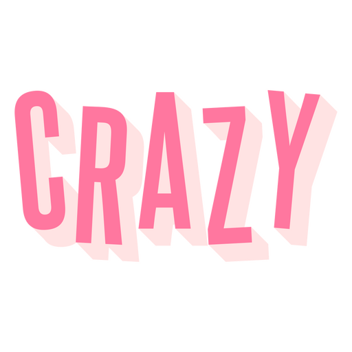 Bold pink typography design with shadow effect t-shirt design PNG Design