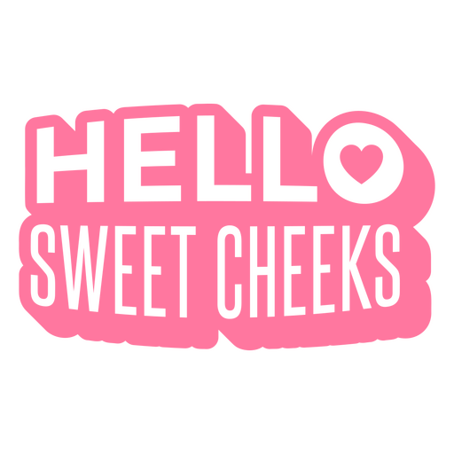 Playful hello phrase graphic design for apparel PNG Design