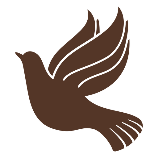 Braune Taube PNG-Design