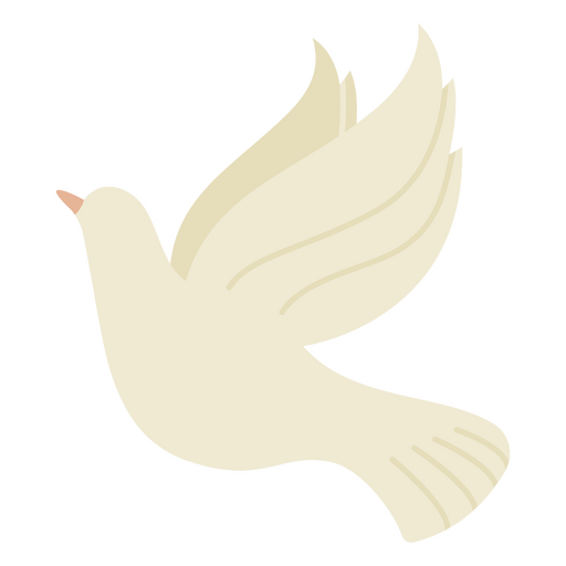 Elegant dove illustration for peace themes PNG Design