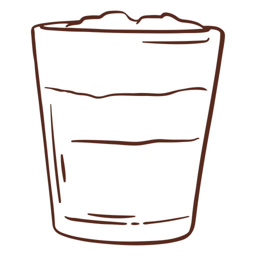 Stylish glass illustration PNG Design