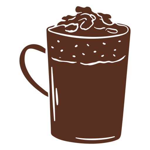 Delightful hot chocolate mug illustration PNG Design
