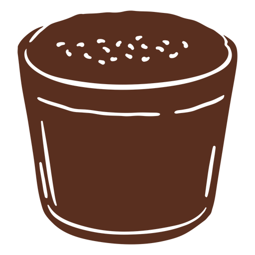 Ilustração encantadora de sobremesa de chocolate Desenho PNG