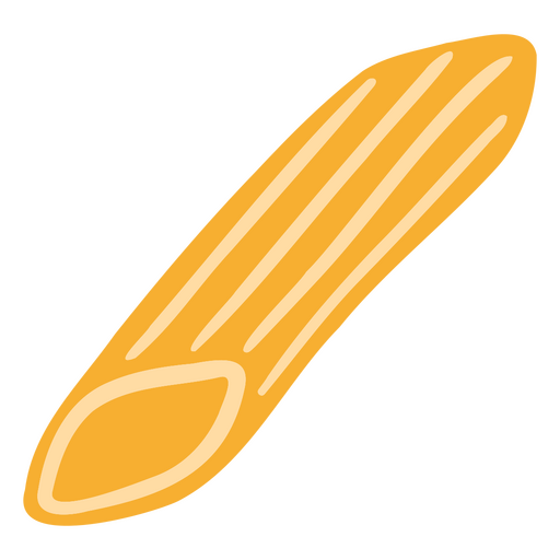 Stylish graphic design of a stylized pasta PNG Design