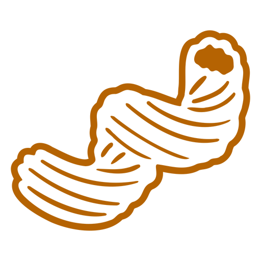 Whimsical snack illustration PNG Design