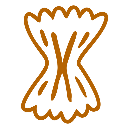 Design com linhas curvas abstratas e caprichosas para vestuário artístico. Desenho PNG