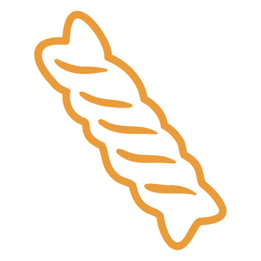 Verspielte Fisch-Twist-Illustration PNG-Design