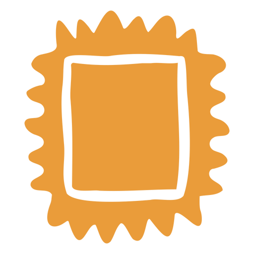 Camiseta com estampa abstrata em laranja vibrante Desenho PNG