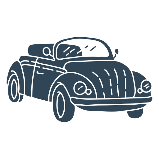 Escarabajo del coche recortado Diseño PNG
