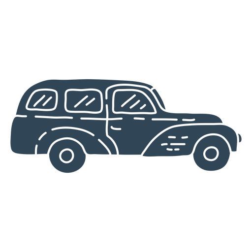 Icono de coche viejo Diseño PNG