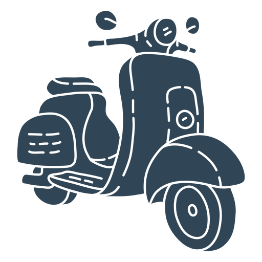 Abbildung eines Motorrollers PNG-Design