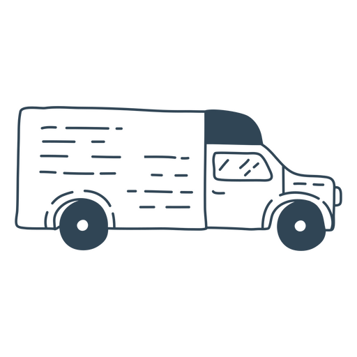 Delivery truck icon PNG Design