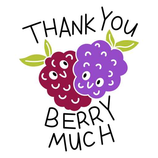 Two raspberries PNG Design