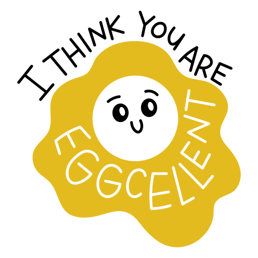El logo de eggcelent Diseño PNG