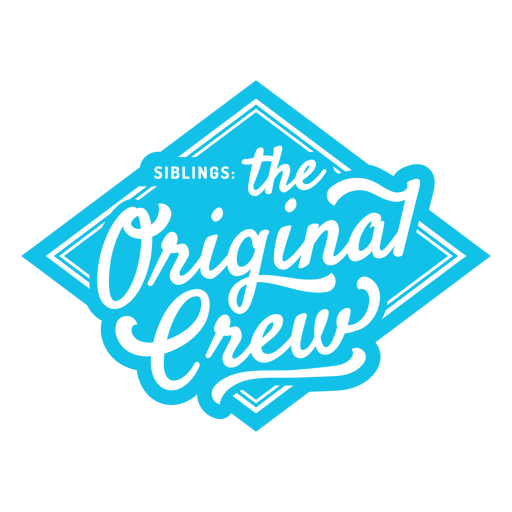 Originales Crew-Zitatdesign für Geschwister PNG-Design