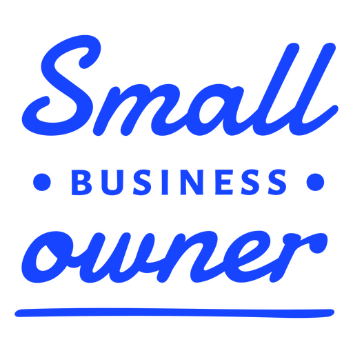 Small business owner logo PNG Design