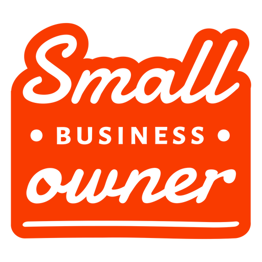 Design de crachá para empoderar pequenos empresários Desenho PNG