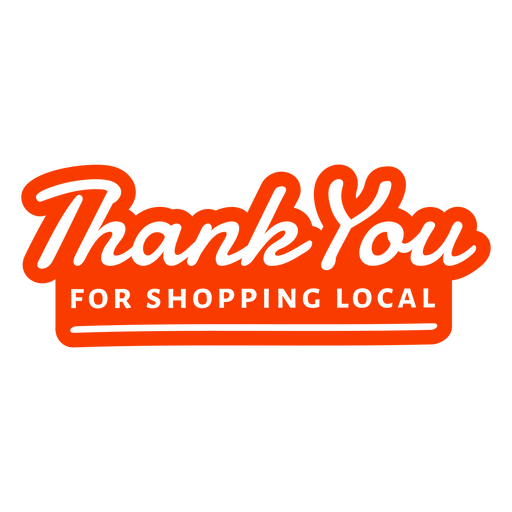 Thank you for shopping local PNG Design