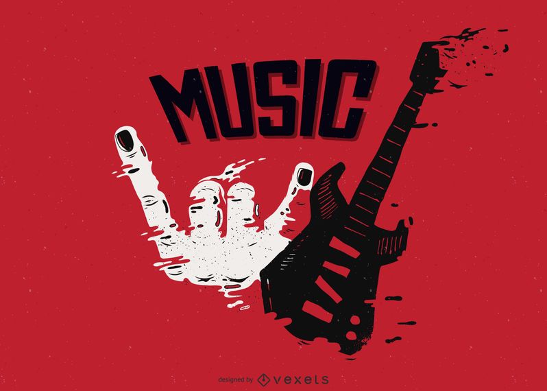 Vector musical theme of the trend of material Vector musical theme of the trend of material