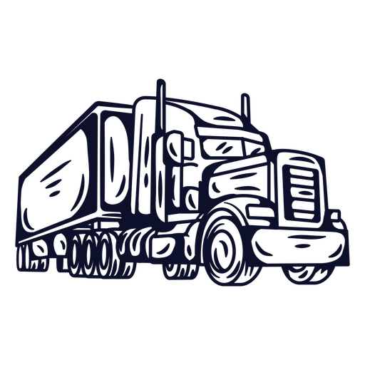 Auffälliges Grafikdesign im Vintage-Truck-Stil für Bekleidung PNG-Design