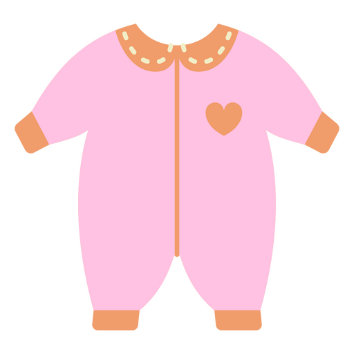 Macacão rosa para bebê Desenho PNG